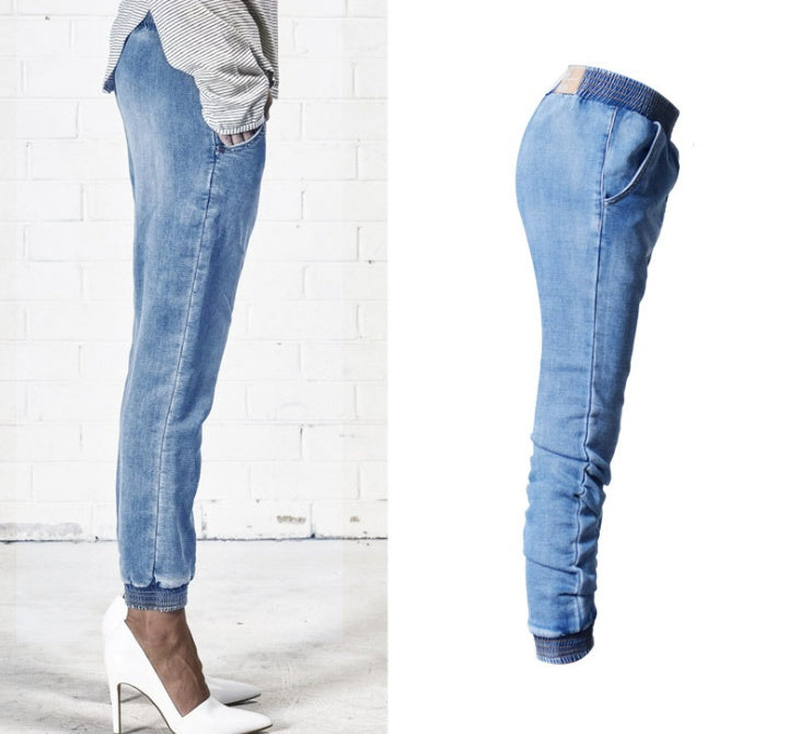 Jeans a vita elastica Donna Casual